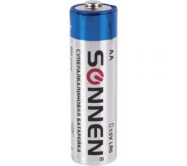 Батарейки SONNEN Super Alkaline, АА LR06, 15А, алкалиновые, 10 штук, в коробке 454231 