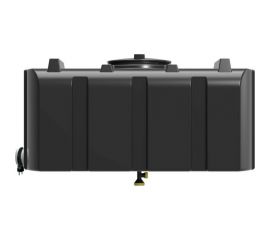 Бак душевой серии POLIMER GROUP R 300 литров черный с подогревом DR300S12 