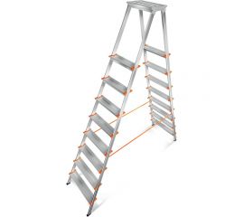 Алюминиевая cтремянка Эйфель Мастер 130 - 208 