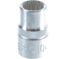 Головка короткая 12-гранная (10 мм; 3/8DR) FORCE 53910 