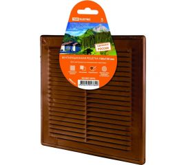 Разъемная решетка с москитной сеткой TDM ЭКО 150х150 мм коричневая SQ1807-0076 