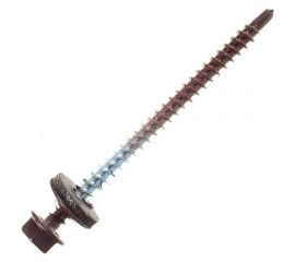 Кровельный саморез ГОСКРЕП 4.8х70 RAL 8017 коричневый шоколад, 30 шт., пл.конт 280 мл 2-0017890 