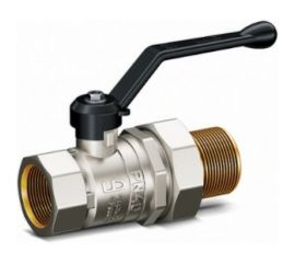 Шаровой кран LD Pride латунный, внутренняя резьба/""американка"", ручка-рычаг, 1/2"" 47.15.В-ГШ.Р 