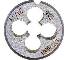 Плашка К 1/16 дюйма 9ХС HORTZ 204154 