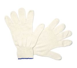 Перчатки АНТЕЙ ПЛЮС Стандарт х/б, 10 класс вязки, 116 текс 35-38 г, белые, 250 пар, 005 