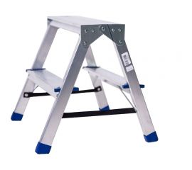 Двухсторонняя алюминиевая стремянка STAIRS 2 ступени ТТ-01-00539 
