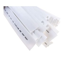 Трубка ТУТ АБК-СИЛА диаметр-16/8 мм белая нарезка по 1м 50м/упаковка 3300907 