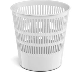 Сетчатая пластиковая корзина для бумаг ErichKrause Classic 12 л, белый 55940 