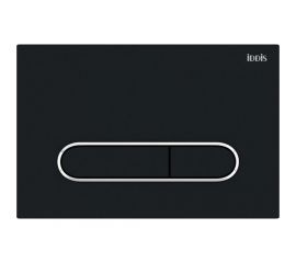 Универсальная клавиша смыва IDDIS Unifix 071 матовый черный UNI71MBi77 