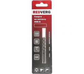 Сверло по металлу HSS-G (2 шт; 1.5х18х40 мм) REDVERG 6621037 