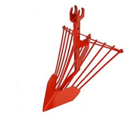 Картофелевыкапыватель ВРН-16 С красный регулируемый без сцепки 03.03.20.00.00 ВРМЗ 00-00155304 