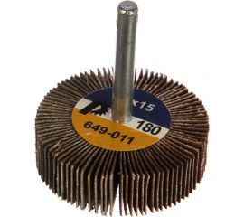 Круг лепестковый с оправкой (50х15 мм; P180) ПРАКТИКА 649-011 