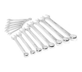 Набор комбинированных ключей HORTZ 14 штук, 10-36 мм, хромированные HOR 1017898 