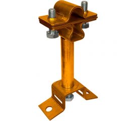 Держатель молниеприемника EZETEK 134мм, оцинковка 72785 