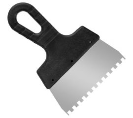 Фасадный зубчатый шпатель (150 мм, зуб.6x6 мм) РемоКолор Мастер 12-7-150 