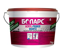 Грунт БОЛАРС АCRYL-PRIMER QUARZ 2100, 7 кг 00000007643 