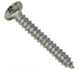 Шуруп с полукруглой головкой МЕТИЗНЫЙ ДВОР 3,9x25, оцинкованный, DIN 7981, 500 шт. 4690441024893 
