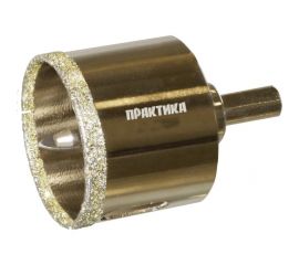Коронка алмазная по керамограниту/керамике Профи (45х70 мм) ПРАКТИКА 917-668 