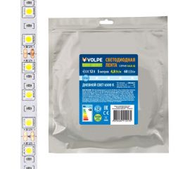 Гибкая светодиодная лента на самоклеящейся основе Volpe катушка 5 м UL-00004537 