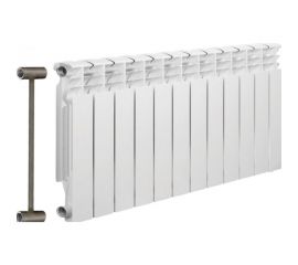 Биметаллический радиатор отопления Solur PRESTIGE 12 секций BMET12 