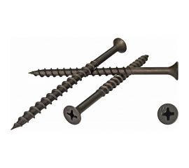 Саморез по дереву Daxmer ГКД черный 4.2х70, 1 кг, короб 335572 