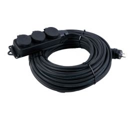 Силовой удлинитель АТЛАНТ АТОМ КГ 4000 Вт 3 гнезда 50м (с заземлением) 50018 