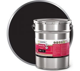 Эмаль Лакра ПФ-115 черная, 20 кг 90001178723 