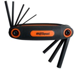 Набор ключей шестигранных складных 8 предметов AV Steel AV-361208 