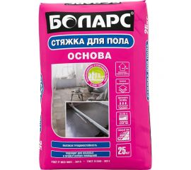Основа-стяжка для пола БОЛАРС 25 кг 00000014814 