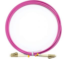 Оптический патч-корд TopLAN, дуплексный MM 50/125, 0,5 м, DPC-TOP-OM4-LC/P-LC/P-0.5 