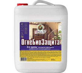 Огнебиозащита Ареал+ бесцветная 10 л А-466 
