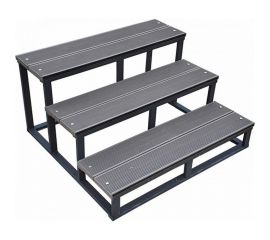 Приставная лестница УЛИЧНЫЕ ЛЕСТНИЦЫ Медиум 3 ступени, 51x100x91 см MP-MDM-3 