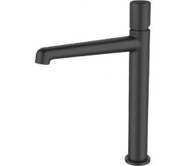 Смеситель для накладных раковин BELBAGNO UNO без донного клапана, черный UNO-LMC-NERO-W0 