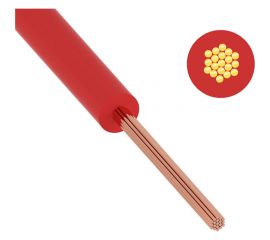 Провод ПуГВ, ПВ-3 ККЗ 0,75 кв.мм 1000 м красный ГОСТ 01-8616-4 