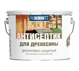 Антисептик Proremontt деревозащитное средство орех 9 л Лк-00004638 