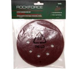 Набор кругов шлифовальных самоцепляющихся (5 шт; 115 мм) ROCKFORCE RF-SD115 
