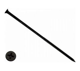 Саморез КРЕП-КОМП черный, универсал., 4,8х102, 10 шт. чм102мф 