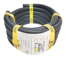 Шланг резиновый 3-х слойный маслобензостойкий ГОСТ 10362-2017 (10х17 мм; 20 атм.; способ усиления-оплетка; бухта 5 м) Andycar HO1020-5 