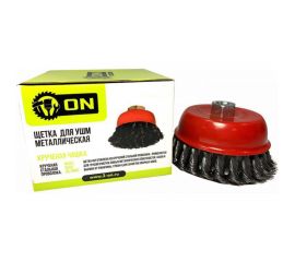 Щетка металлическая ON крученая чашка (100 мм; М14) для УШМ 20-04-100 