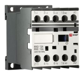 Миниконтактор EKF МКЭ, 6А, 24В, 1NO, PROxima, SQ Mctr-s-6-24 