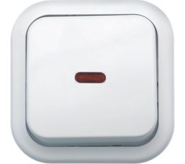 Выключатель Кунцево-Электро ВАЛЕНТИНА одноклавишный с подсветкой А16-054 7632 