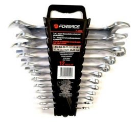 Набор комбинированных и рожковых ключей Forsage 12 предметов F-5198 