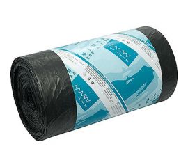 Мешок мусорный черный (50 шт/рул; 120 л; 700x1100 мм; 20 мкм; ПНД) ALMIN AL-811012n 