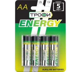 Батарейки Трофи LR6-4BL ECO Б0017046 