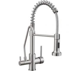 Смеситель для кухни MATRIX Filter SMF-363537 40 мм, 2 в 1, пружинный, с дополнительным краном для питьевой воды 1252 