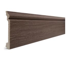 Напольный плинтус Decor-Dizayn ударопрочный влагостойкий цвет дуб рустик 100Х16Х2400 мм 701-81SH 