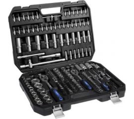 Набор инструментов в кейсе TUNDRA автомобильный, CrV, 1/2"", 1/4"", 3/8"", 152 предмета 881835 
