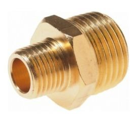 Соединитель резьбовой наружная резьба 1/2х1/4 ROCKFORCE RF-MM08/04 