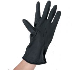 Хозяйственные защитные химически стойкие перчатки Доляна латекс, 55 г, размер L 2369324 
