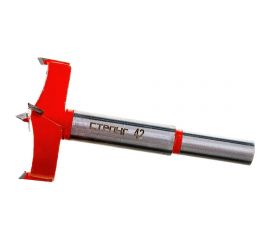 Фреза Форстнера по дереву с победитовыми напайками 42 мм Strong СТK-07300042 